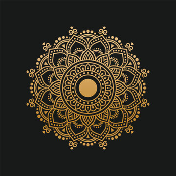 Ornamental Geometric luxury mandala pattern vector design	
