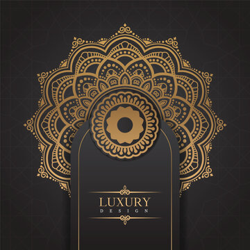 Ornamental Geometric luxury mandala pattern vector design	
