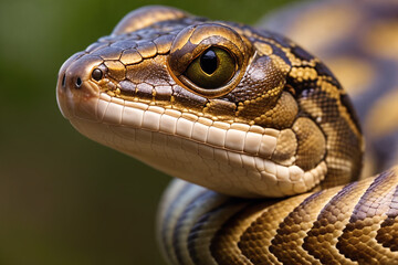 Obraz premium Close-up snake head