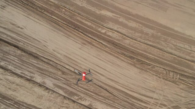 Drone Flying Surveying 
