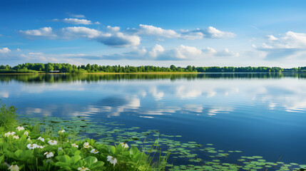 Fototapeta na wymiar Desktop Wallpaper Lake Landscape