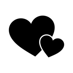 Love hearts icon