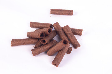 isolated wafer stick photo with white background