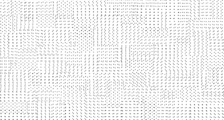 Abstract vector noise. Small particles of debris and dust. Distressed uneven background. Grunge texture overlay with fine grains isolated on white background. Vector illustration. EPS10.