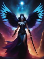 beautiful queen of ravens