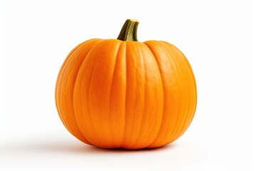 Orange pumpkin isolated on white background