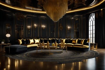 Fototapeta na wymiar interior of a luxury hotel