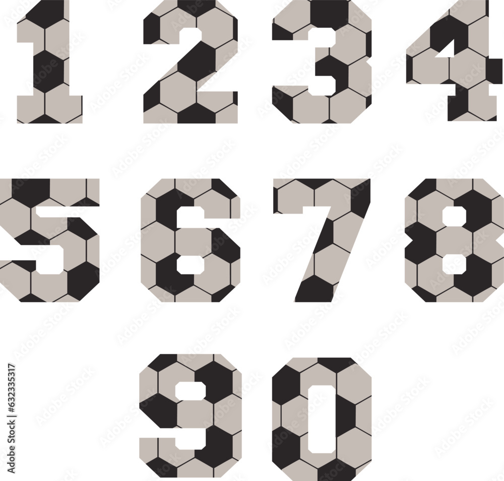Fototapete print ready vector design for tshirt, mug and printing item. number bundle design .black and white v