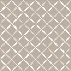 Hand-Drawn Artisanal Wood Block Print Geometric Vector Seamless Pattern. Hans-Stamped Mirrored Triangles Organic Lines Background. Global Nomadic Design. Mini Boho Repeat