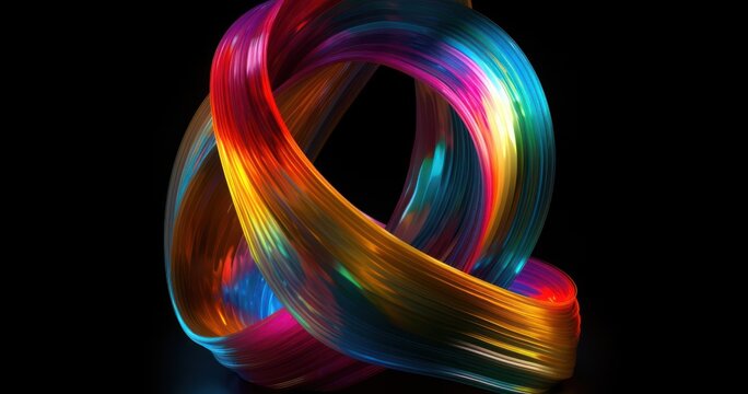 Multi colored vortex swirl spin background AI Generative. © Mix and Match Studio