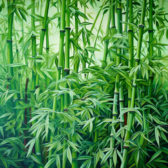 Abstract background bamboo forest. Green natural background.