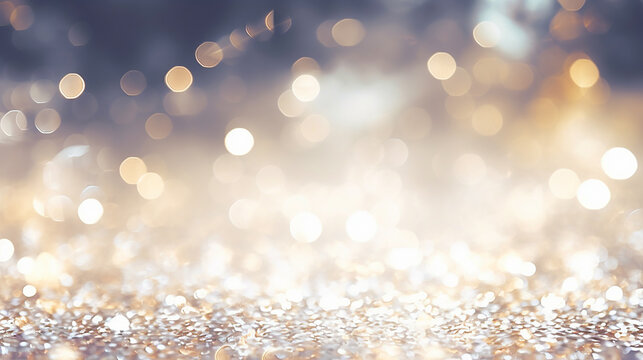 Background image with blurred illumination glitter 
