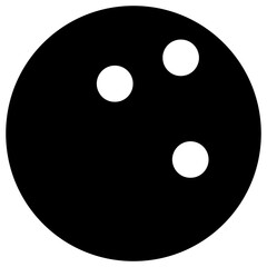 Fototapeta premium Bowling Ball Icon