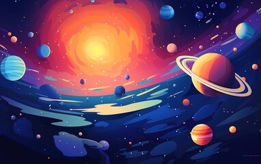 Cosmic Canvas Space Illustration Masterpieces Stellar Visions Artistic Explorations of Space