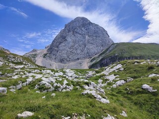 Mangart mountain, Triglav National Park, Julian Alps, Slovenia