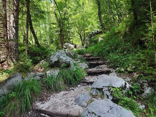 Journey to the source of the Soca River, Julian Alps, Slovenia