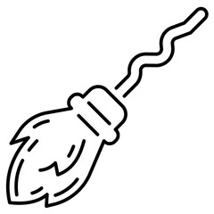 Wizard Broomstick Icon