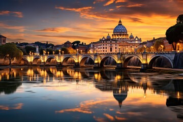 Fototapeta na wymiar Vatican City in Rome Italy travel destination picture