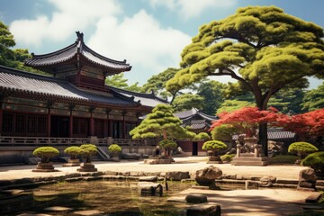 Fototapeta premium Changdeokgung Palace in Seoul travel destination picture