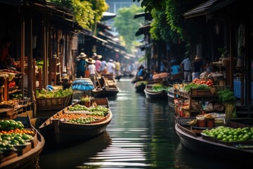 Floating Markets in Thailand travel destination picture