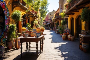 Olvera Street in Los Angeles California travel destination picture