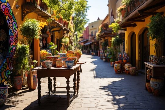 Olvera Street in Los Angeles California travel destination picture