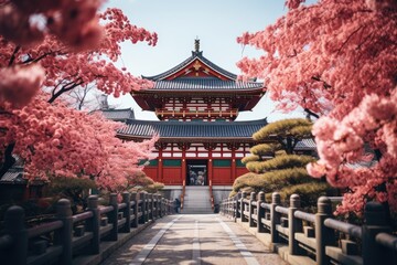 Obraz premium Senso-ji Temple in Tokyo Japan travel destination picture