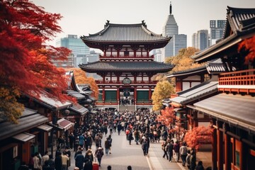 Senso-ji Temple in Tokyo Japan travel destination picture - 632357182