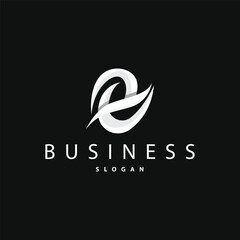 Initial Letter E Minimalist Logo, Simple Luxury Logotype Vector, Corporate Identity Emblem Symbol Design Brand, Company, Business