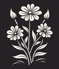 Flowers meadow field village garden flowerbed rose tulip poppy chamomile