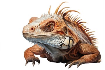 Obraz premium dinosaur head isolated on white background.