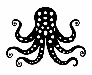 Octopus Sea Ocean tattoo Animal Cartoon Logo