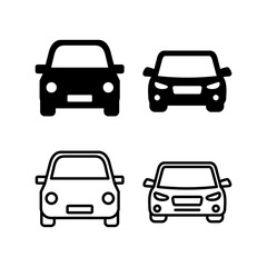 Car icon vector. Car sign. sedan