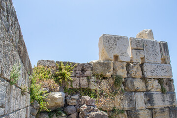 Phoenician ruins byblos lebanon old castle coast meditteranean 