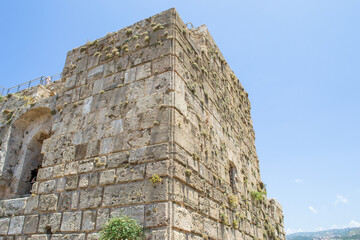 Phoenician ruins byblos lebanon old castle coast meditteranean 