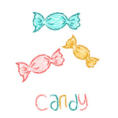illustration of candy