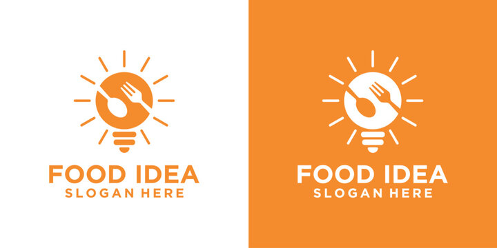 logo design fast food icon vector spoon and fork vector inspiration and food ideas.