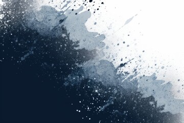 Obraz premium Background of abstract watercolor paint with a dark blue tone, grunge texture, and white text space. Generative AI