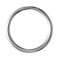 cute doodle frame shape design