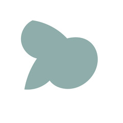 Blue Blob Cloud Abstract Shapes Vectors 