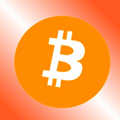 currency symbol icon, bitcoin illustration