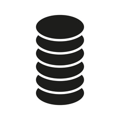 New air car spring coil icon. Vector illustration. Eps 10.