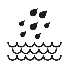 Water protection icon. Vector illustration. Eps 10.