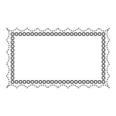 cute doodle frame shape design