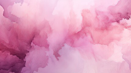Pink ink texture watercolor background, abstract