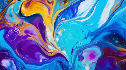 AI art  Gradients colors, waves ラデーション カラー,波