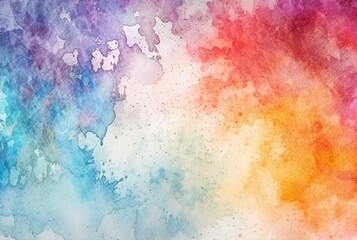 colorful watercolor isolated white background. generative aii