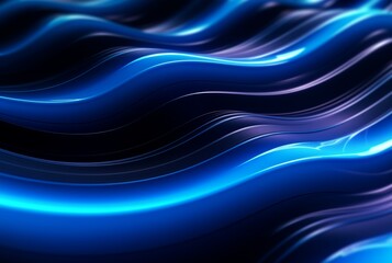 abstract blue and black background. generative ai