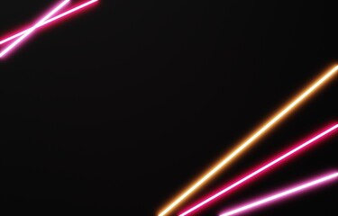 Obraz premium 背景素材_ネオン_赤