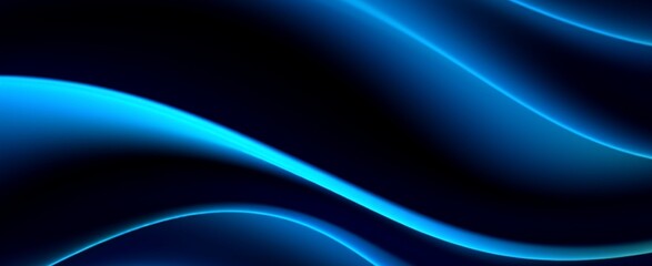 abstract blue and black background. generative ai